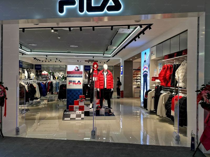 FILA geyim brendi mağazası AM9800 səs və maqnit oğurluğa qarşı cihaz quraşdırır